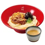 金胡麻冷やし牛肉つけうどん Cold Beef Udon w/Sesame Dipping Sauce（なか卯 阪急桂駅東口店）