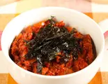 キムチツナ丼 Kimchi Tuna Rice Bowl（シンジョントッポッキ新大久保店）