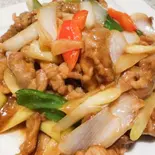 ラム肉と長ネギ炒め（満福楼 東村山店）