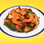 海老チリー PRAWN CHILLI（エスニック料理 ハベリ）