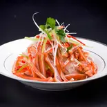 豚耳とネギの辛味冷菜【葱拌耳絲】(中国東北家郷料理永利 豊洲駅前店(1号店))
