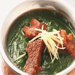 サグマトンカレー Sag Mutton Curry（インドネパールカレーガネーシャキッチン）