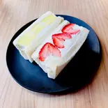 旬のいちごサンド&完熟メロンサンド(Morning Fellow神楽坂)