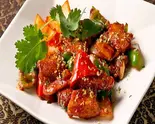 豚肉のハーブ炒め Stir fried Pork Herb（【本場インド風のカレー】アジア屋台 チャオパリバール 赤坂）