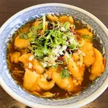 白身魚四川風煮込み(水煮魚)（中華料理 無限鴨）