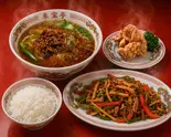 青椒肉絲定食(中華料理 来宝亭)