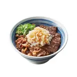 さっぱりぽん酢 鬼おろしカルビとハラミ丼(小)（焼きたてのかるび千葉弁天店）