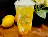 M 黒糖タピオカパイナップルミルク（台湾タピオカミルクティー 茶の物語 上野店 CHAWUYU BUBBLE TEA）
