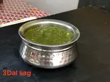 豆とほうれん草のカレー(サラダ&ナンorライス) Dal Saag Curry (Served with Naan or Rice and Salad)(エバーグリーン 新小岩店)