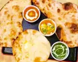 トリプルカレー＆三種のナン (triple curry and three types nan)（ロータス Lotus）