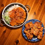 16 中華風テリヤキチキン+海老チリごはんセット(はらぺこ飯店)