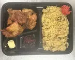 自家製唐揚げ炒飯弁当（十二分屋桜上水店）