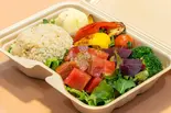 漬けまぐろのサラダプレート（12種野菜とお魚サラダ VEGE FISH TOKYO ベジフィッシュ トーキョー）