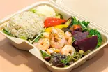 漬けシュリンプのサラダプレート（12種野菜とお魚サラダ VEGE FISH TOKYO ベジフィッシュ トーキョー）