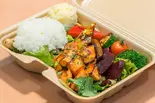 炙り漬けサーモンのサラダプレート（12種野菜とお魚サラダ VEGE FISH TOKYO ベジフィッシュ トーキョー）