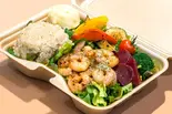 炙りシュリンプのサラダプレート（12種野菜とお魚サラダ VEGE FISH TOKYO ベジフィッシュ トーキョー）