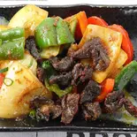 ラム肉炒め Sukuti（インドネパールレストランサパナ）