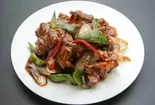 鶏肉の黑胡椒炒め（常記）
