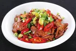 牛肉の辛子炒め（常記）