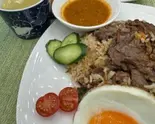 和牛チャーハンセット/Set Wagyu Fried Rice（牛福）