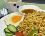 マレーシア風ミーゴレンセット/Set Malaysia Style Mee Goreng（牛福）