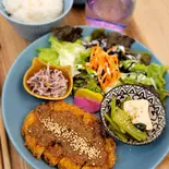 ロースとんかつ(特製ソース)/Pork Loin Cutlet with Special Sauc（Kitchen MARIMO）