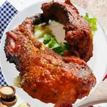 黒豚のジャンボスペアリブ Jumbo Spareribs(インド料理 ミニメズバーン)