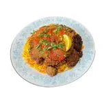 スペシャルチャプリケバブビリヤニ・ライタ(Special Chapli Kebab Biryani・Raita)（INDIAN HALAL RESTAURANT NEW MAHARAJA）