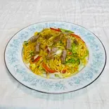 マトンチョウミン(Mutton Chowmien)（INDIAN HALAL RESTAURANT NEW MAHARAJA）