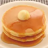 北海道 ホットケーキ (2枚)【メープルシロップ・マーガリン】（博多もつ鍋総本家 喜楽）