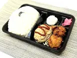 唐揚げ＆ハンバーグ弁当（肉食キッチン）