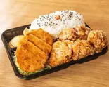 1キロからあげ&とんかつ弁当【CPB】(【メガ盛り‼】1キロ弁当工房肉MAX!!大盛りからあげお弁当 立川店)