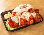 1キロヤンニョムチーズからあげ弁当【YCCB】(【メガ盛り‼】1キロ弁当工房肉MAX!!大盛りからあげお弁当 立川店)