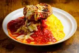 【人気No.2】トマトハンバーグチーズオムライス（【カラダが喜ぶオムライスCafe】Egg House～西所沢店～）