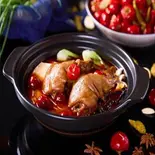 泡椒卤猪蹄米线Braised Pork Trotters with Pickled Chilli Rice Noodles煮込み豚足と漬け唐辛子の米線※辛さ:2（天府李米線 TINA'S NOODLE KITCHEN）