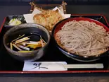 かき揚げ汁そば（味花）