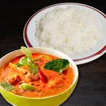 レッドカレーライスセット Red Curry with Rice Set（エベレストフレーバー (インド料理)小岩店）