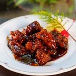 国産豚ロースの黒酢炒め(中国料理 水仙閣)