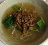 スープビーフン（台湾伝統料理 秀玉 シュウギョク）