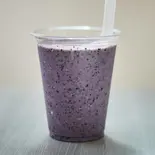 ブルーベリーバナナジュース（【自家製もっちりベーグル】ベーグルカフェZERO）