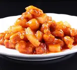 菠萝糖醋里脊 パイナップルと豚ロースの甘酢あんかけ（ビャンビャン麺 朋友）