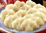 8個入り豚肉セロリ水餃子(猪肉芹菜水饺)（千葉餃子 船橋店）