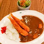 エビフライカレー（レストハウス・ルー）