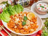 バターチキンビリヤニ (butter chicken biryani )(インド料理サッカール)