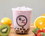 紫芋タピオカミルクティー Purple Yam in Tapioca Milk Tea（黒工号錦糸町店）