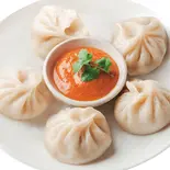チキンモモ Chicken Momo (5pcs)（インド＆タイ・エスニック料理 ディップパレス 御徒町店 / Indian＆Thai, Ethnic Cuisine Dippalace Okachimachi）