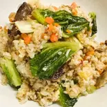 豚バラ肉の青菜チャーハン（中国料理菜香）