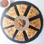 納豆チヂミ（冷麺とチヂミの店 면면(ミョンミョン)）