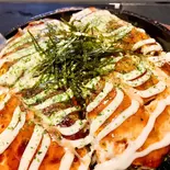 明太マヨ広島風(お好み焼 まるう)