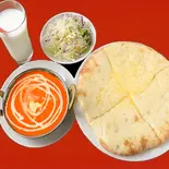 バターチキンとチーズナンセット Butter Chicken and Cheese Nan set（MAYA RESTAURANT）